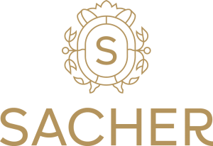 Sacher Logo in Gold